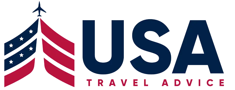 Logotipo de conselhos de viagem dos EUA